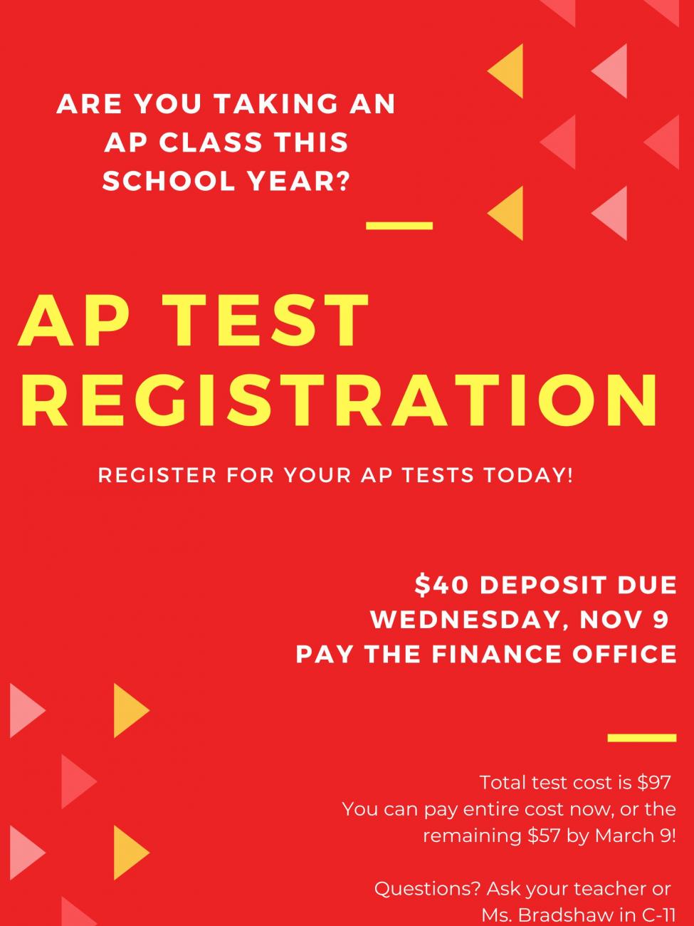 AP Test Registration Spanish Fork High School